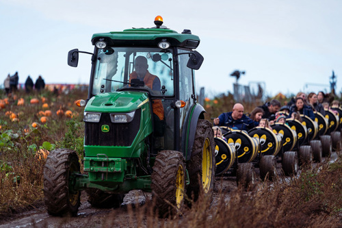 Pumpkin festival at Farmer Copleys in Yorkshire